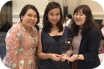 Representative of Dean of Ratchasuda College received an award of appreciation and attended the UNFPA Thailand Night: Empower Young People for Sustainable Future